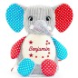 Preview: Stofftier Elefant bestickt mit Namen